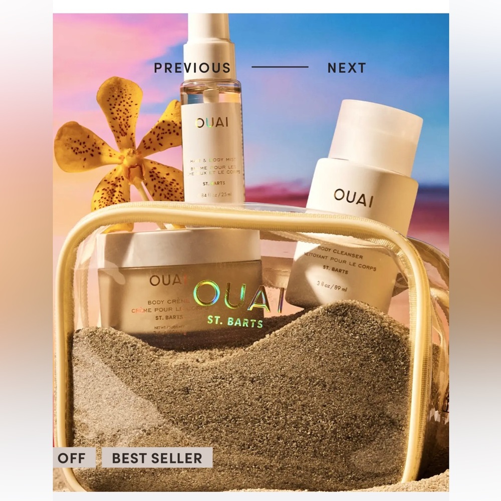 OUAI St. Barts Body Care Travel Set - 4 pc.
